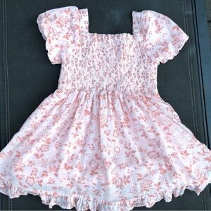 Janie and Jack Pink Floral Casual Dress